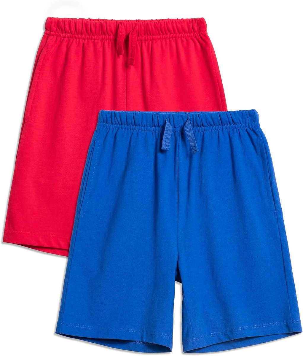 Korte sweatshorts kinderen 2-pack - unisex - ademend materiaal - ideaal voor zomeractiviteiten - ShopVlot