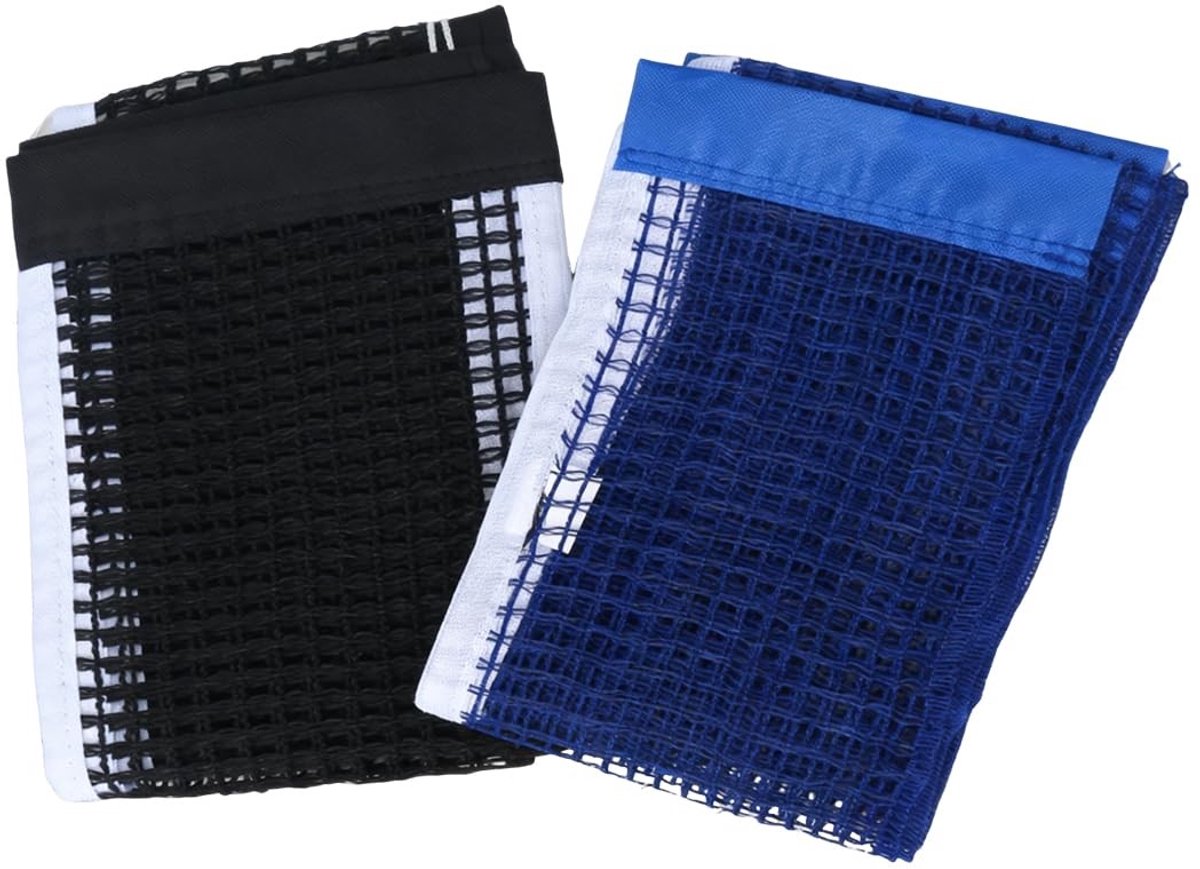 Solidchoice - Draagbaar Tafeltennisnet, Set van 2 Stuks voor Binnen en Buiten