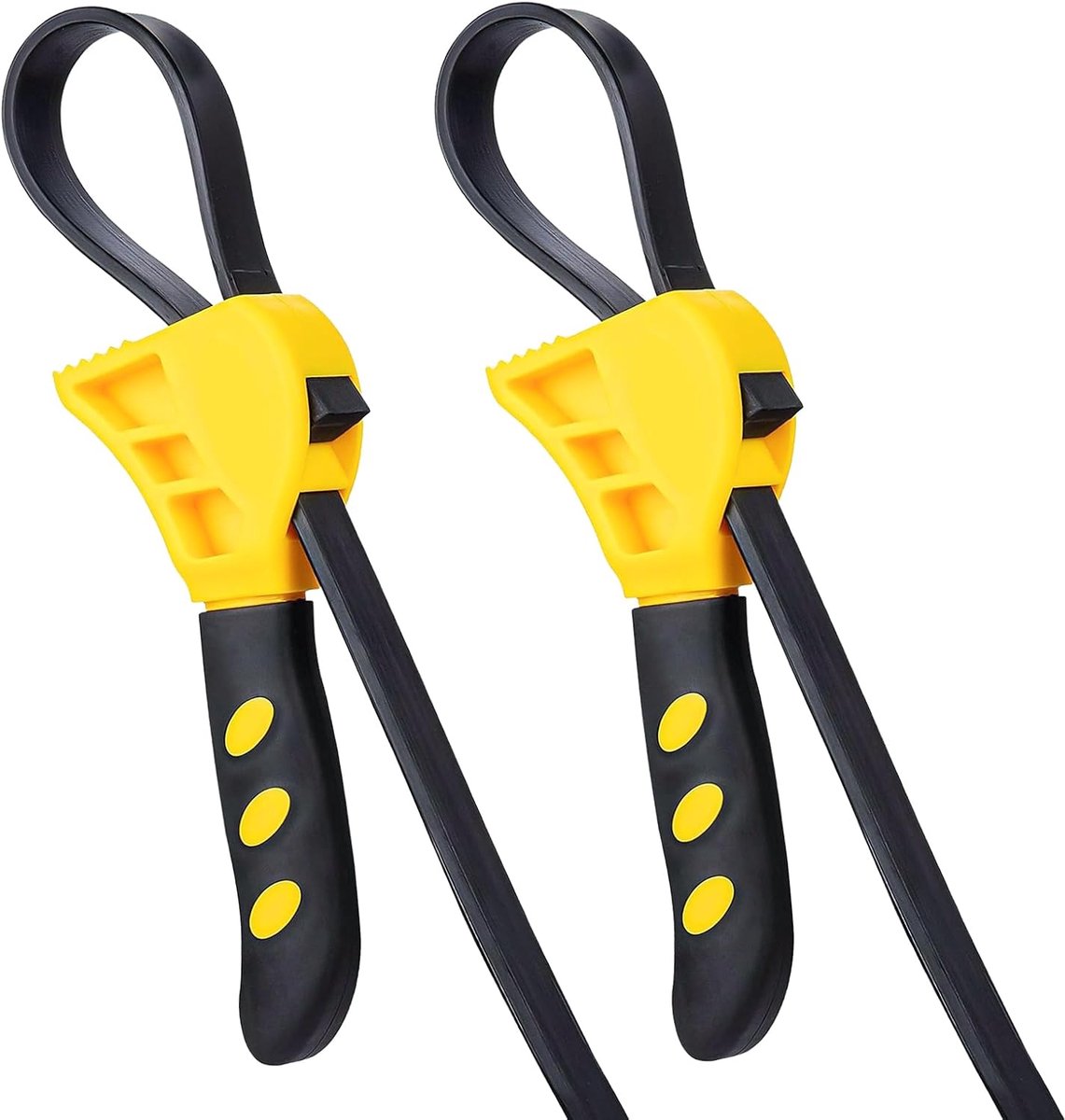 Rubber band moersleutel set 500mm - verstelbaar - zware rubberen constructie - ideaal voor monteurs - ShopVlot