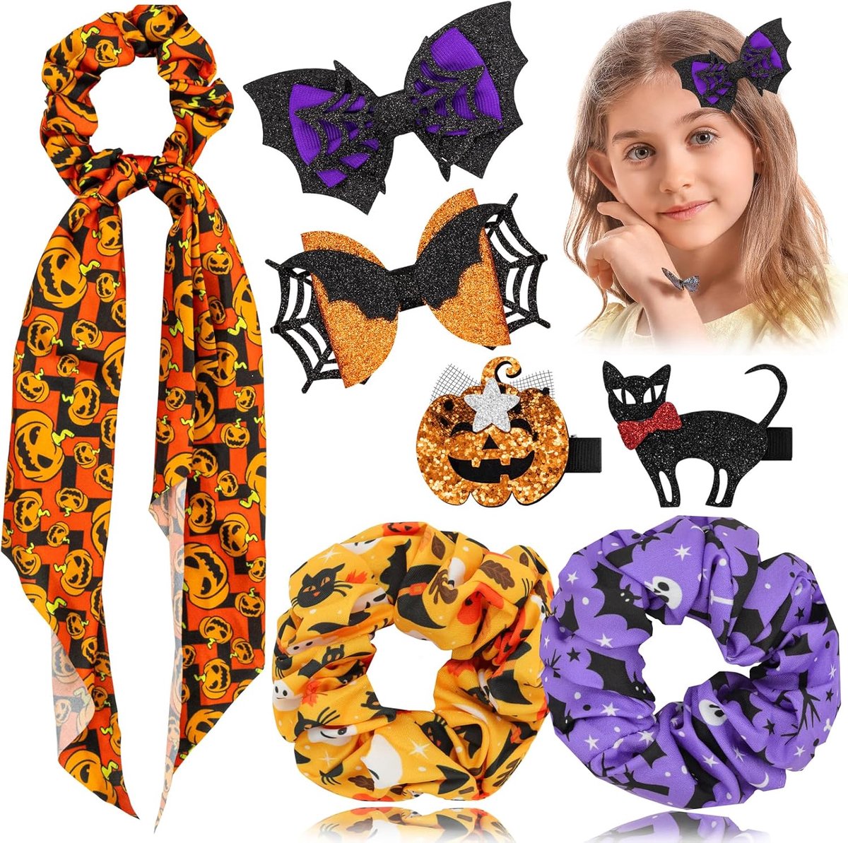Halloween Hair Accessories Set - ShopVlot