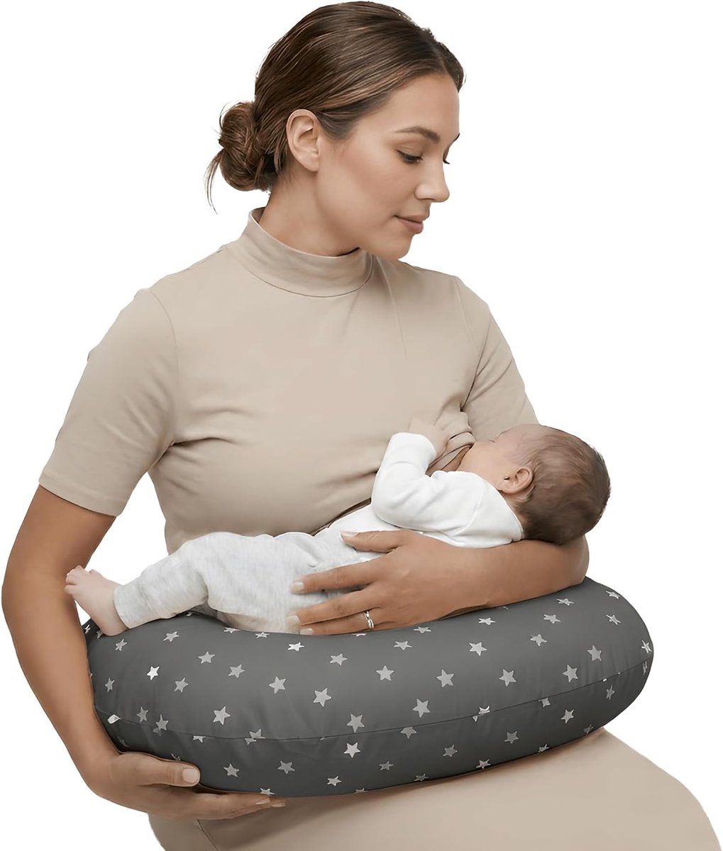 LivinEase Multifunctional Nursing Pillow - Versatile Nursing Pillow with 100% Cotton Pillowcase - Pregnancy Gifts - ShopVlot