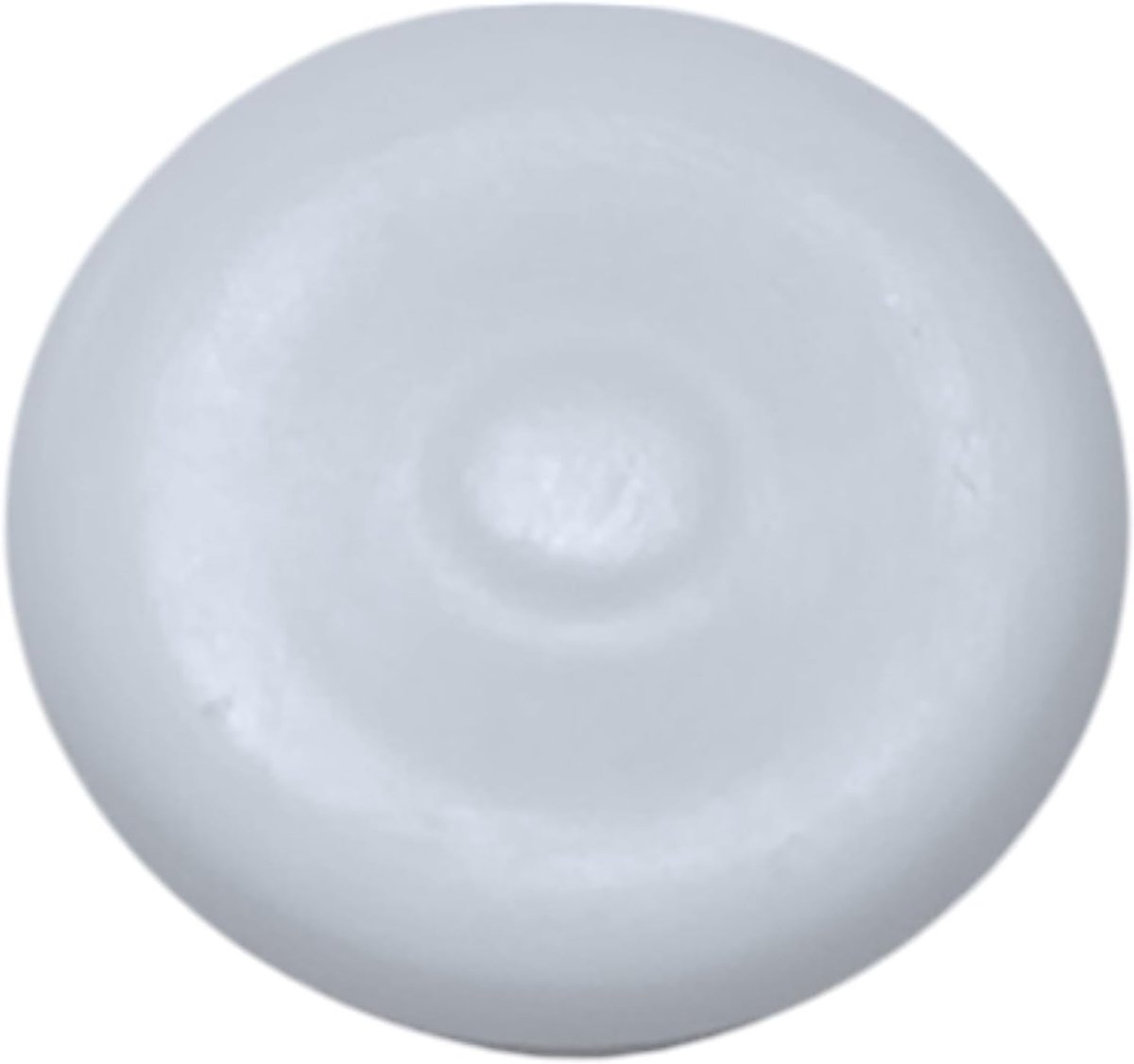 100 Plastic Curtain Rail Cover Stops, White, Round for 9mm Hole - 10, 100pcs (Pack of 100) - ShopVlot