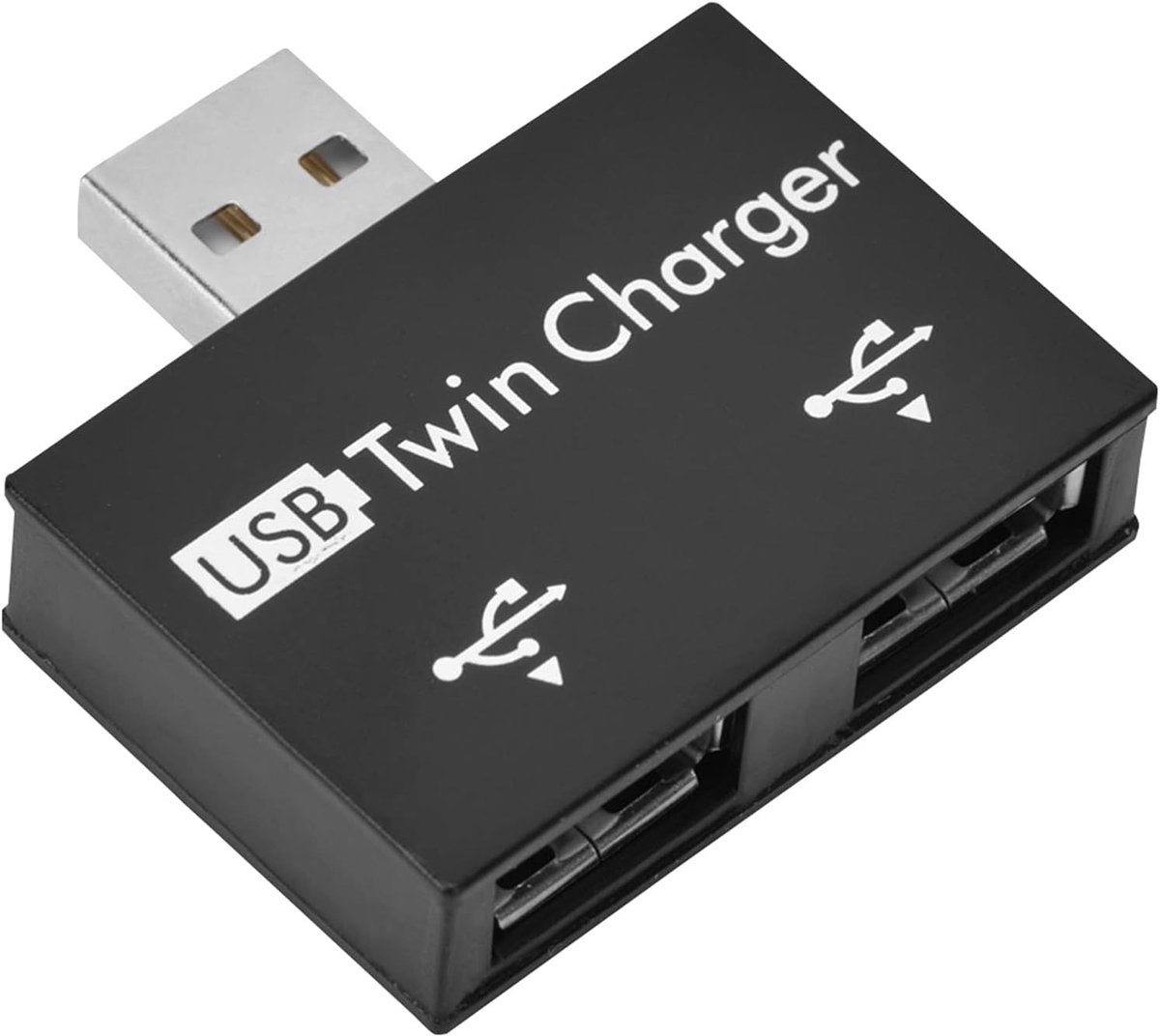 USB Hub Adapter 2 Poorten - Compact Splitter Plug - Dual Data Hub voor Laptops en Desktop - Uitbreiding van USB-poorten - ShopVlot
