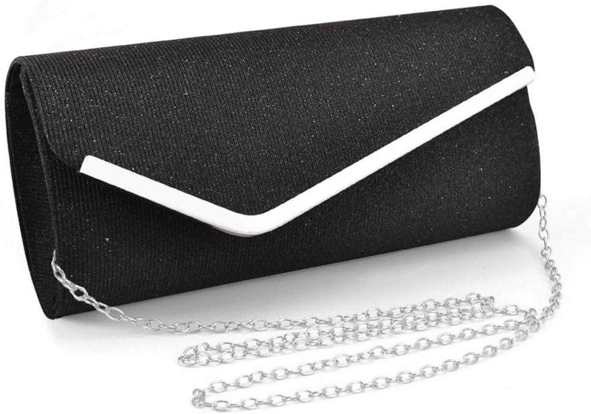 Clutch tas glitter - kleine envelop tas - elegant ontwerp - perfect voor bruiloften - ShopVlot