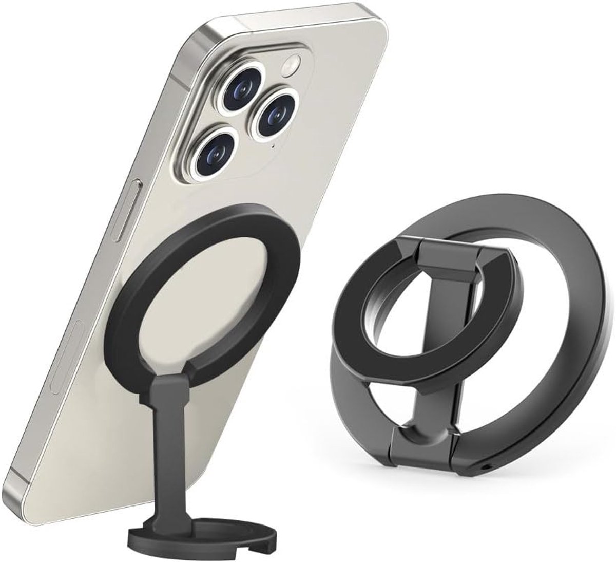 Mobiel houder dubbelzijdig - magnetisch - sterk magnetisch - perfect voor video bekijken - ShopVlot