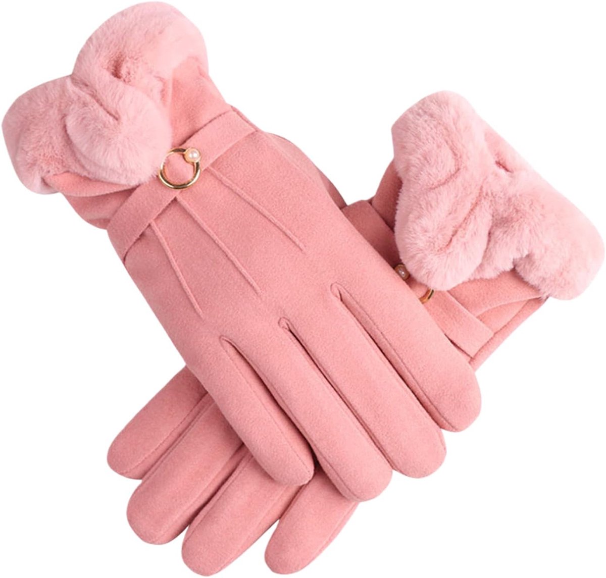Dames winterhandschoenen - Dikke fleece voering - Winddicht - Perfect voor outdoor sporten - ShopVlot