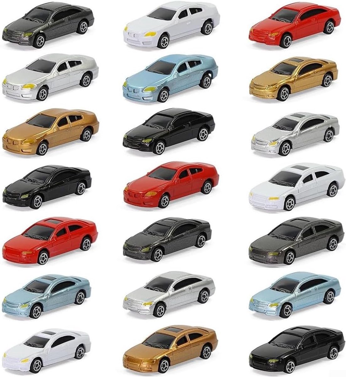 Modelauto set 50 stuks N schaal - Perfect voor modelbouw - Ideaal voor treinlayouts en schoolprojecten - ShopVlot