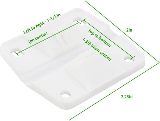 Plastic Cooler Scharnieren 2 Stuks - Geschikt voor Coleman Koelboxen - Inclusief 8 Montagebouten - ShopVlot — afbeelding 4