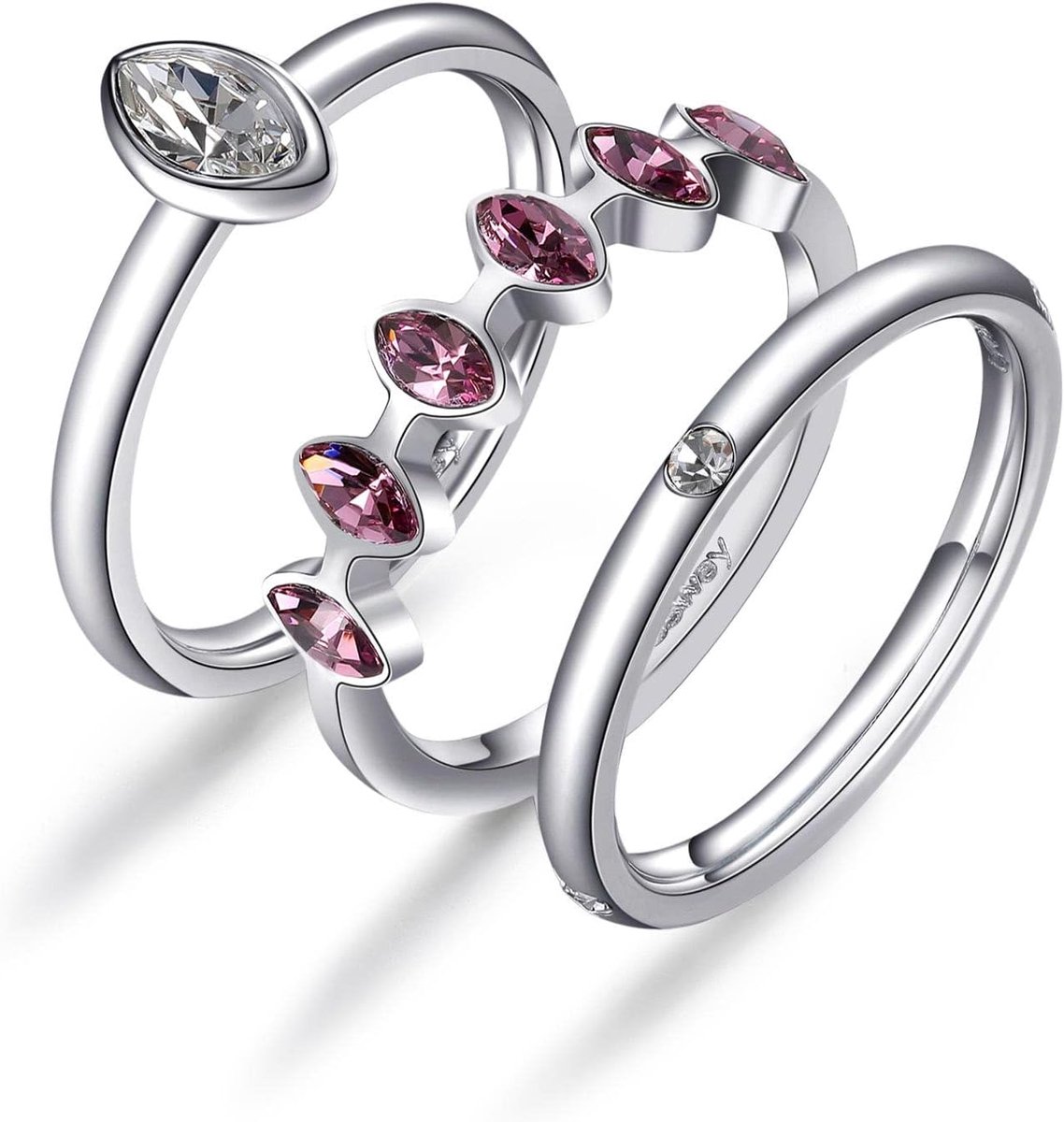 Brosway Damesringen van staal, damesringen collectie Symphonia - ShopVlot