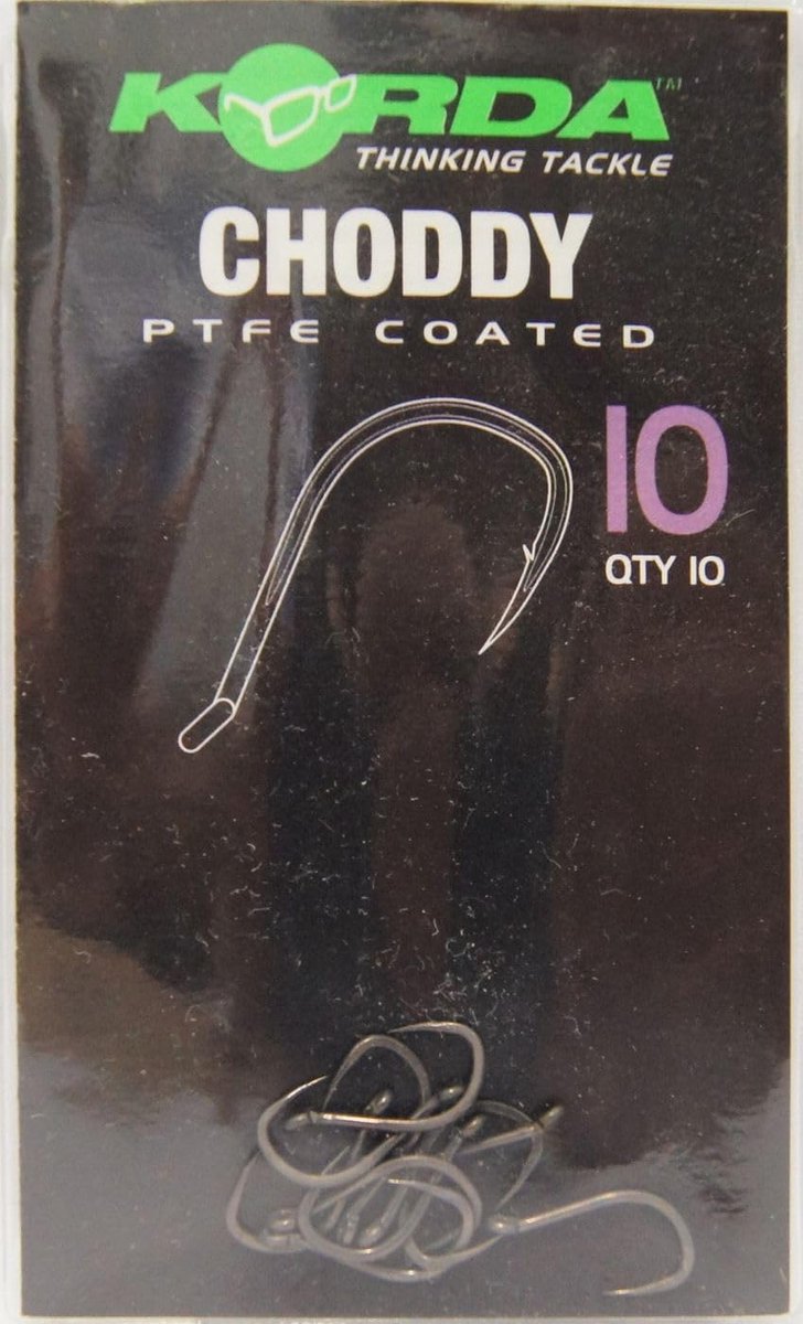 Korda choddy size 10 - 10 pcs - carp hooks - ShopVlot