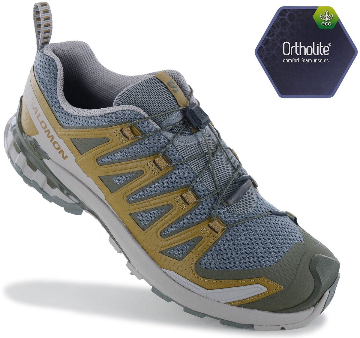 Salomon XA PRO 3D V9 - Heren Wandelschoenen Trail-Running Schoenen Grijs 492299 , Maat: EU 49 1/3 UK 13.5