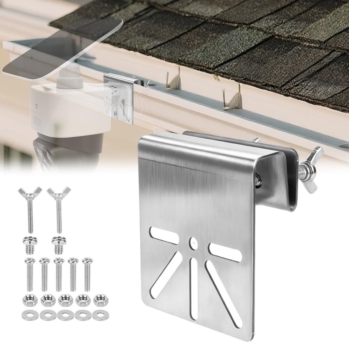 Dailygoods - Universele Gootbevestiging voor Beveiligingscamera's