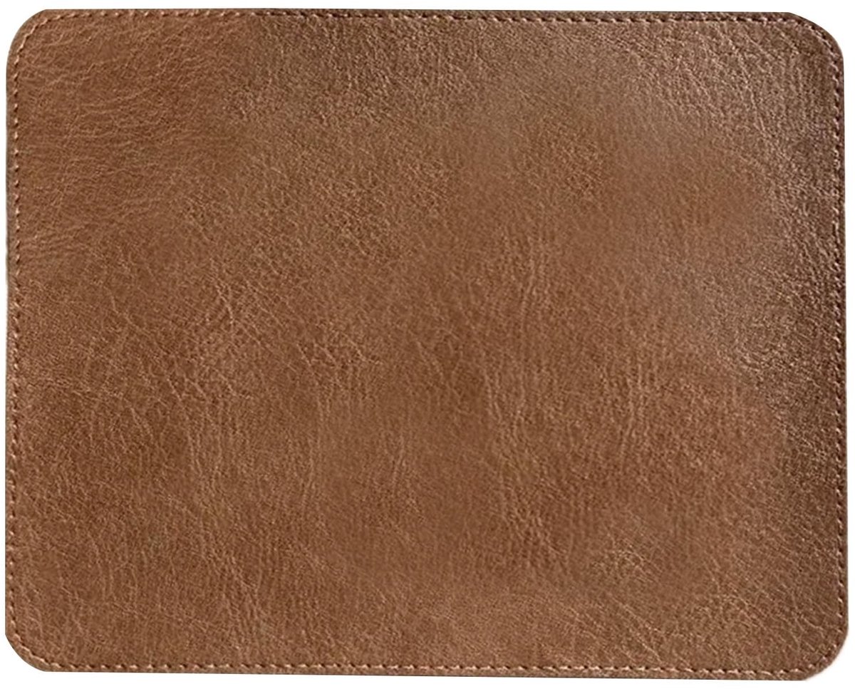 Dailygoods - Muismat Gaming Office Muismat Lederen Muismat Antislip Vintage Stijl 24 x 20 cm voor Laptop Computer