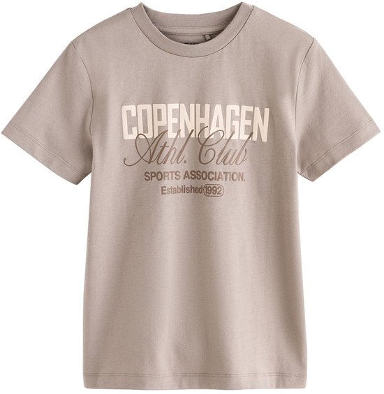 Next - Jongens - Geruit overhemd met lange mouwen en T-shirt in set van 2 - Groen