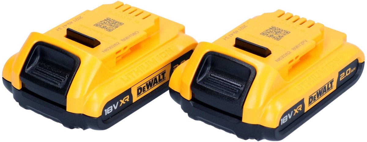 DEWALT DCB183D2-XJ - Gereedschapsaccu Set - 18V 2Ah Li-ion