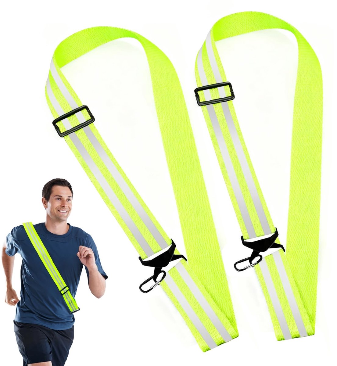 Solidchoice - Set van 2 Reflecterende Loopuitrustingen