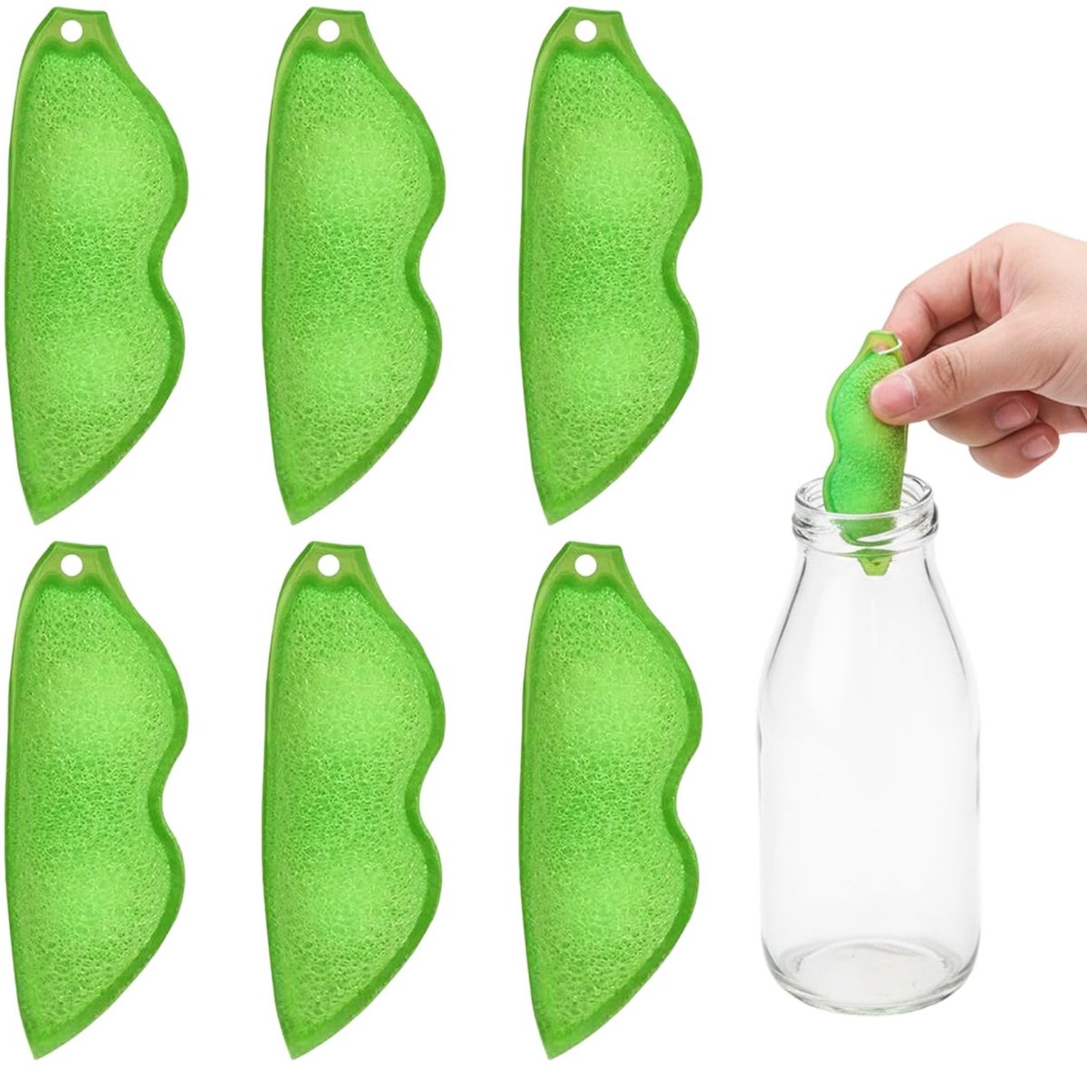 Solidchoice - Set van 6 Magic Beans Bottle Cleaners voor Eenvoudig Schoonmaken