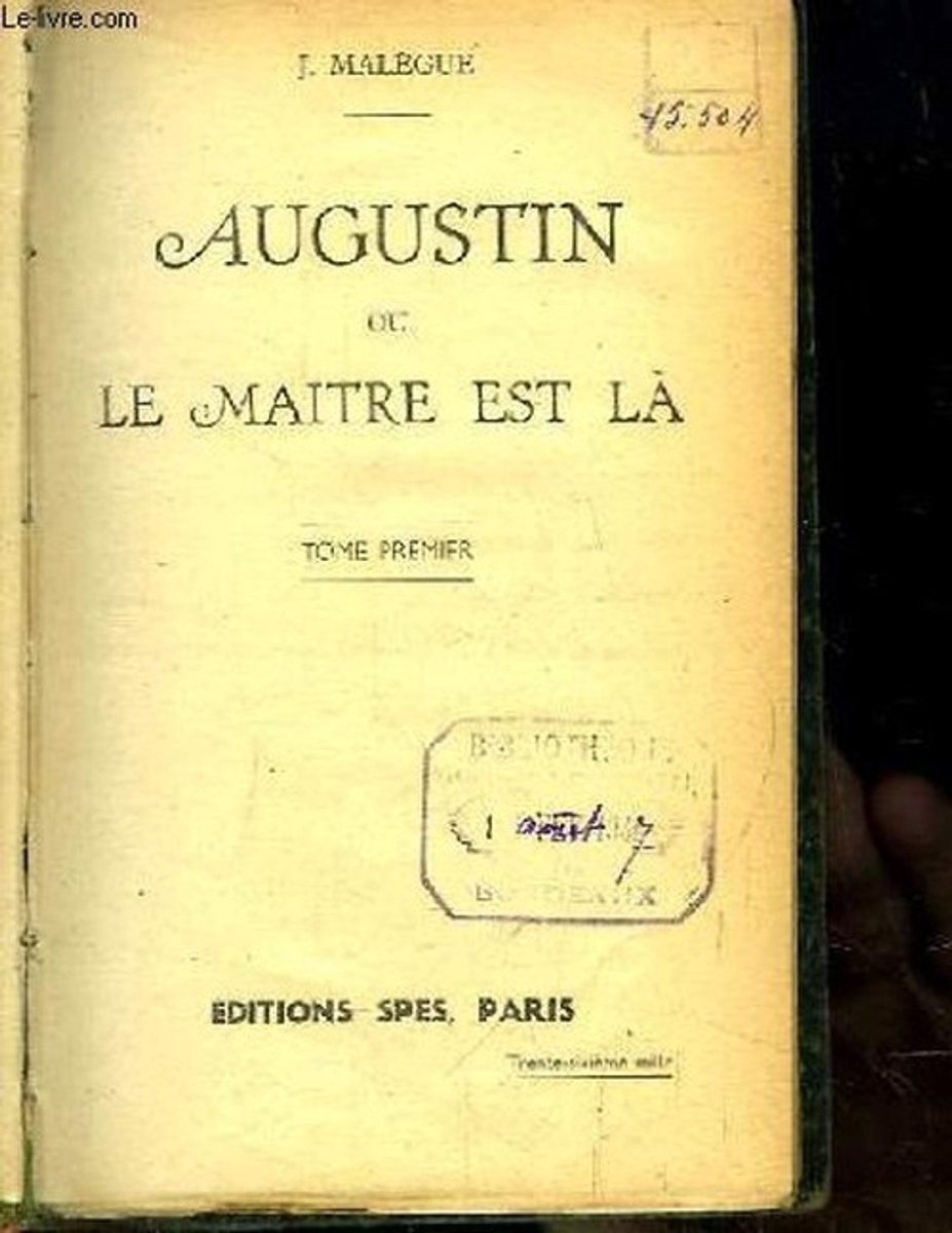 Solidchoice - Augustin: Le Maitre est Là, TOME 1