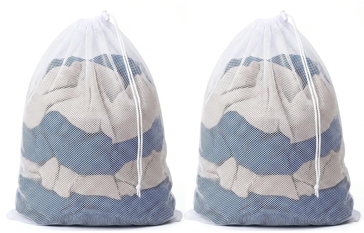 Solidchoice - 2Pcs Waszak 70x90cm - Fijne Maas Wasnet voor Wasmachine