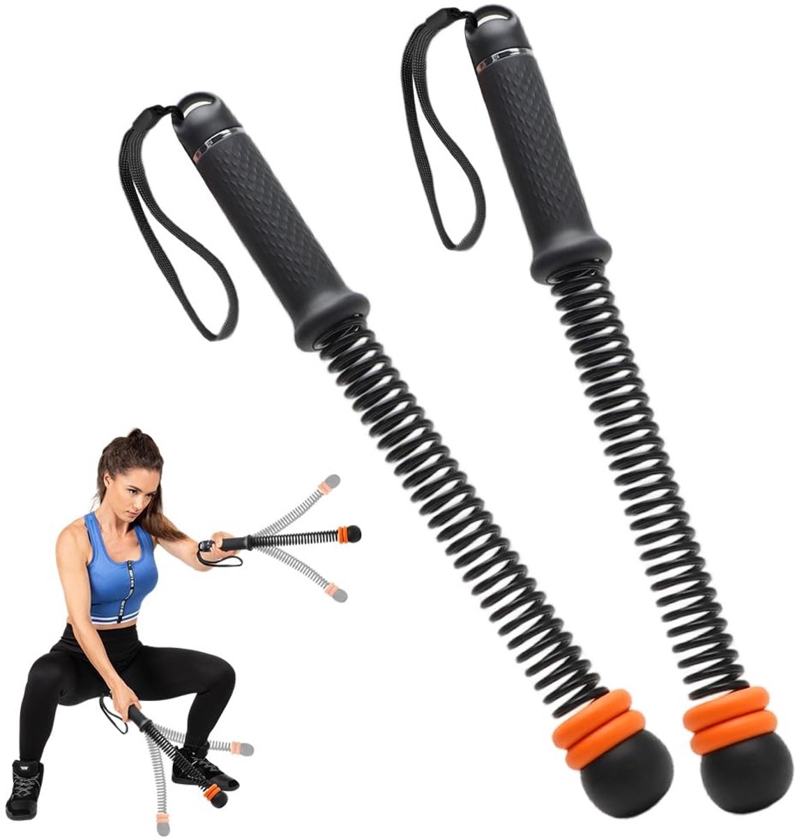 Solidchoice - 2 Stuks Battle Ropes voor Intensieve Training