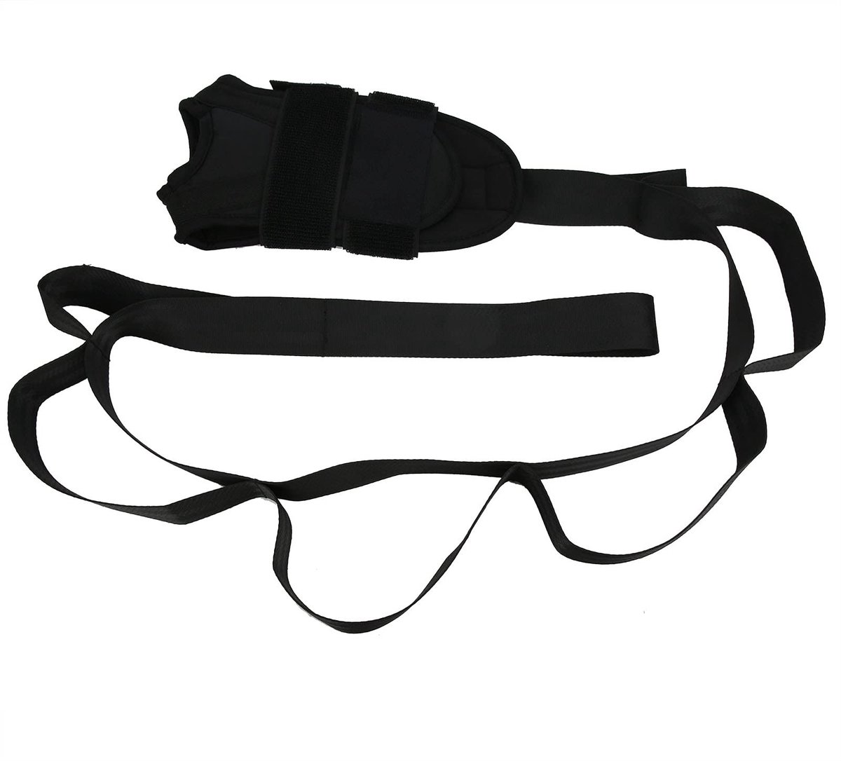 Solidchoice - Voet Stretchband voor Enkelrevalidatietraining en Yoga, Zwart
