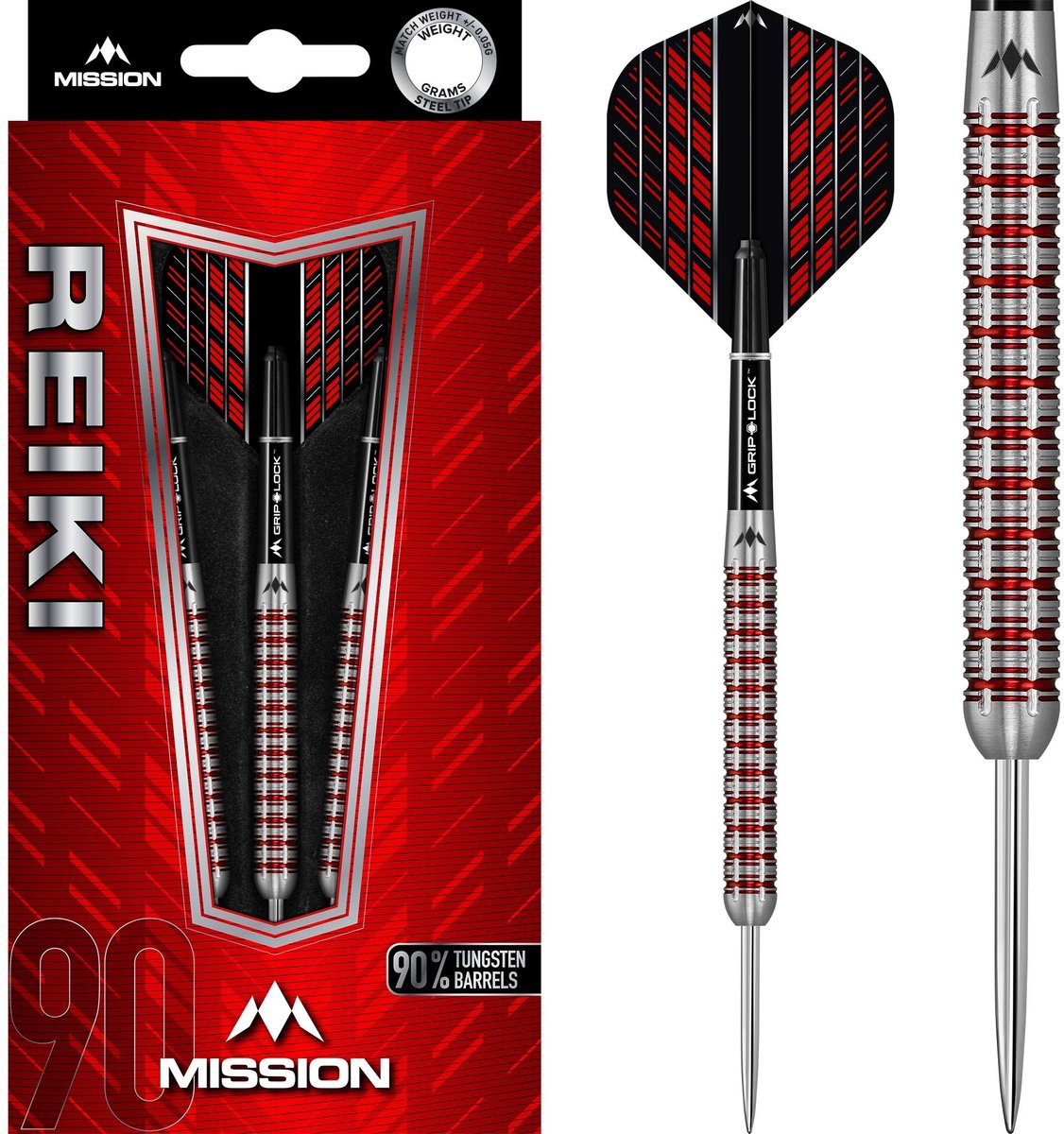 Solidchoice - Tungsten Darts met Steel Tip - 90% Wolfraam