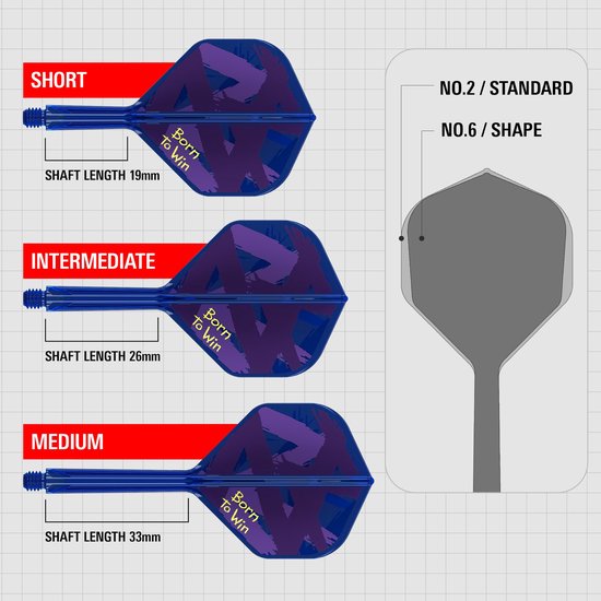 Target K-Flex Luke Littler World Champion 2026 NO2 - Dart Flights van Target — afbeelding 5