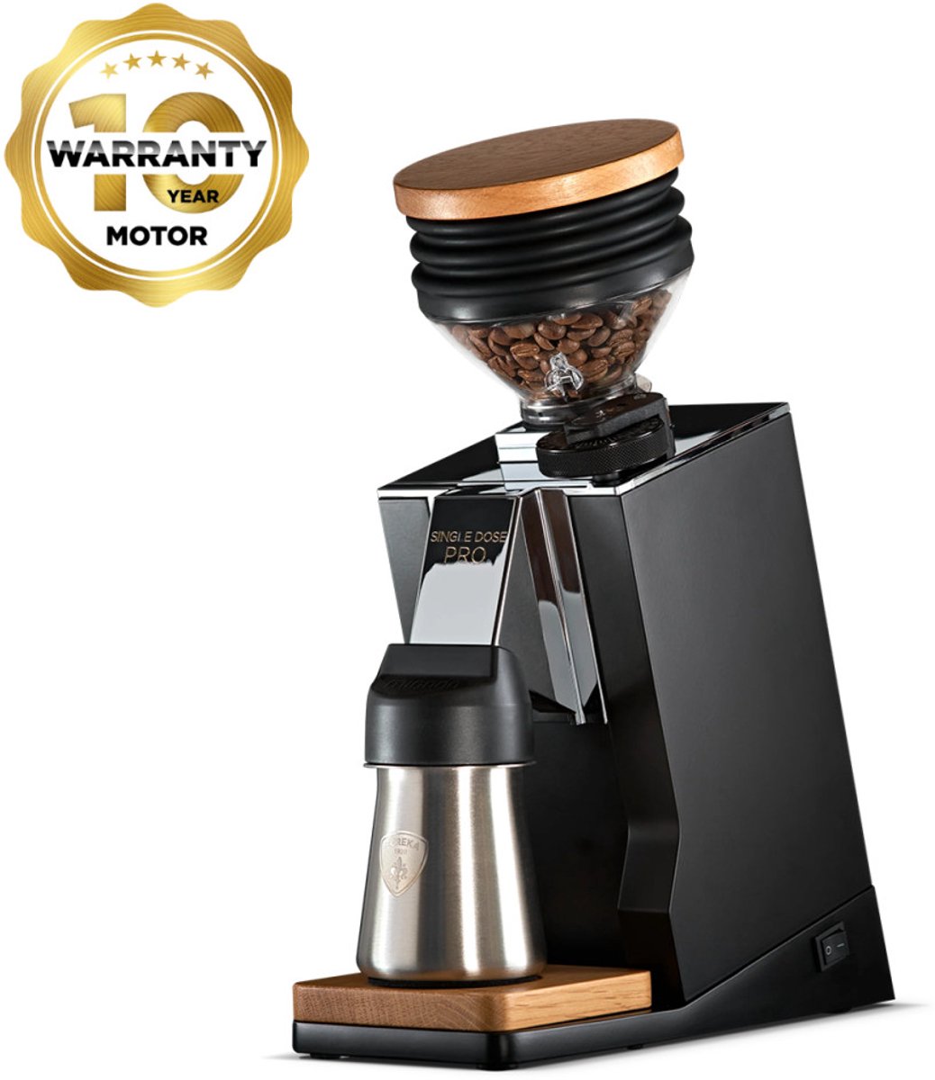 Eureka Oro Mignon Single Dose PRO Espresso elektrische koffiemolen - Matzwart