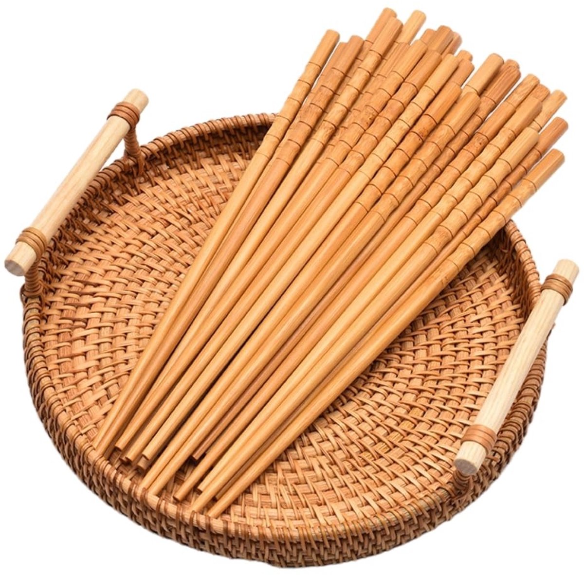 Solidchoice - 30 Paar Herbruikbare Bamboe Chopsticks