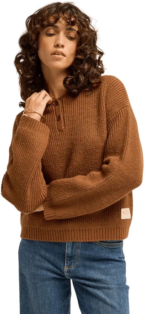 Billabong Windy Beach Trui S Vrouw Brownstone