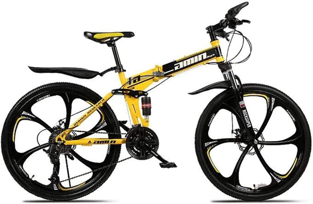 Bicycle 26 inch, Mountain Bike, Fork Suspension, Adult Bike, Boys and Girls Bicycle Variable Speed Shock Absorption - ShopVlot
