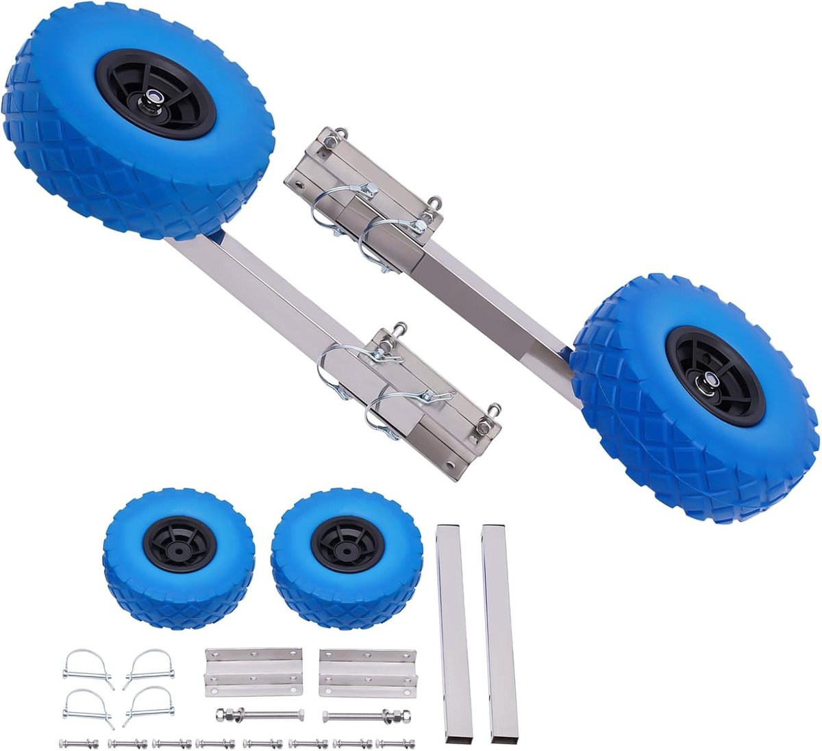 Rear Wheels, Slip Rearer, Rubber Boat, Stainless Steel Rubber Boat, Accessories, Skid Truck, Rubber Boat, Bracket - ShopVlot