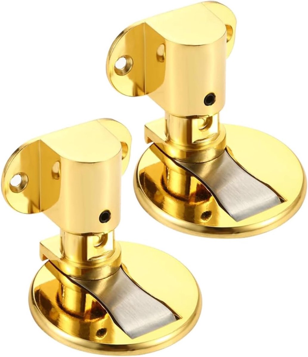 Invisible Magnetic Door Stopper 2 Pieces Adjustable Door Stopper 3M Double Sided Adhesive Tape Drill Rig for Various - ShopVlot