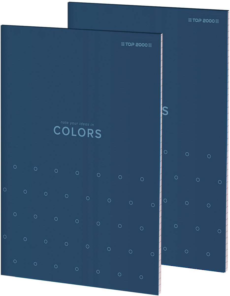Kladblok TOP 2000 Colors A6 50 geruite vellen - ShopVlot