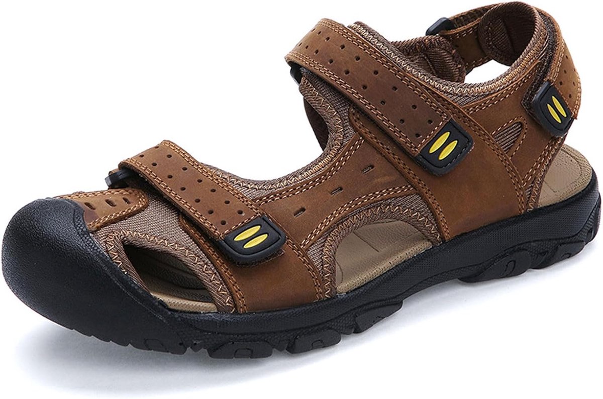 Men's Casual Sandals, Outdoor Hiking Shoes, Lightweight, Summer, Beach, Closed Toes, Waterproof Shoes - ShopVlot