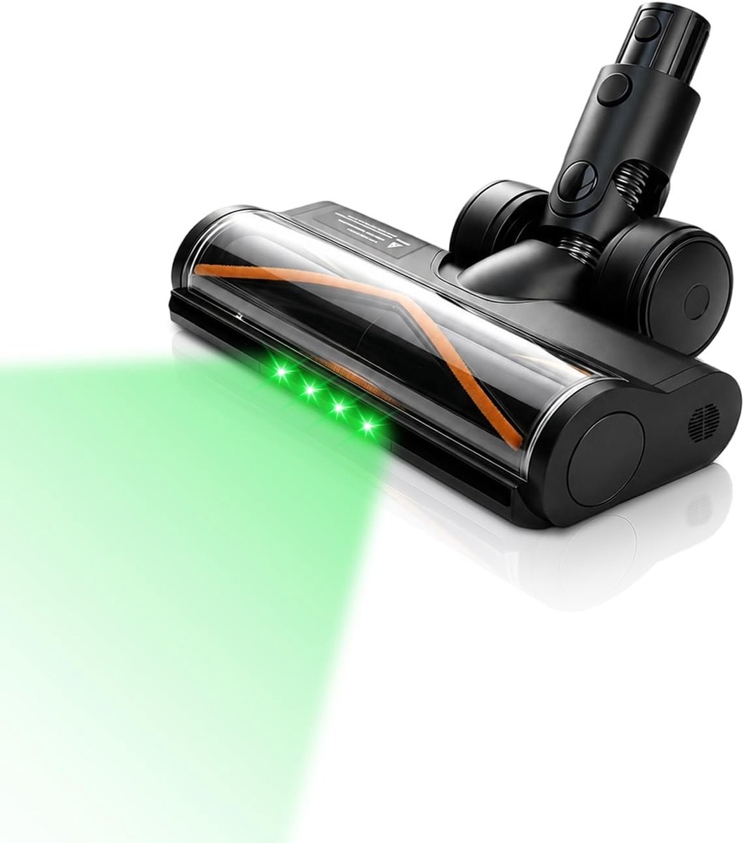 Groene led-vloerborstel compatibel met Z30, R20, T20, T30, R30, Z10, Z20, V12, V12Pro, T20pro, V11SE, R10, geschikt - ShopVlot