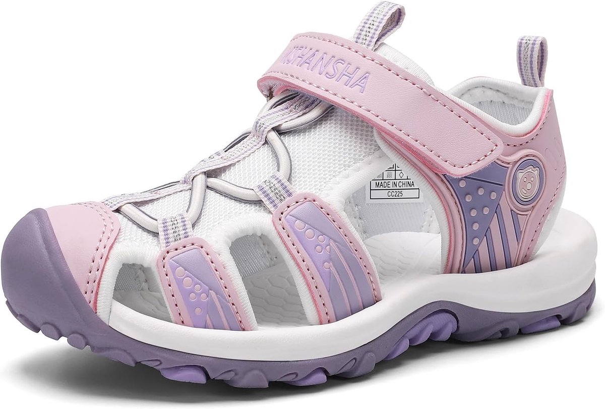 Mishansha Girls' Sandals, Summer Closed Sandals for Children, Breathable, Outdoor, Sports, Trekking and Hiking - ShopVlot