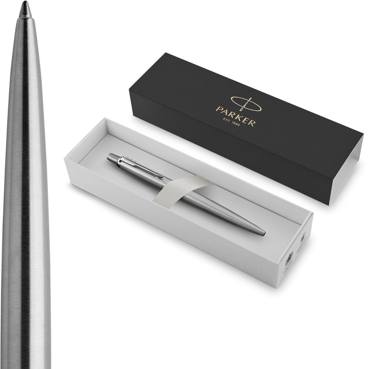 Solidchoice - Roestvrijstalen Balpen Jotter - Zilver