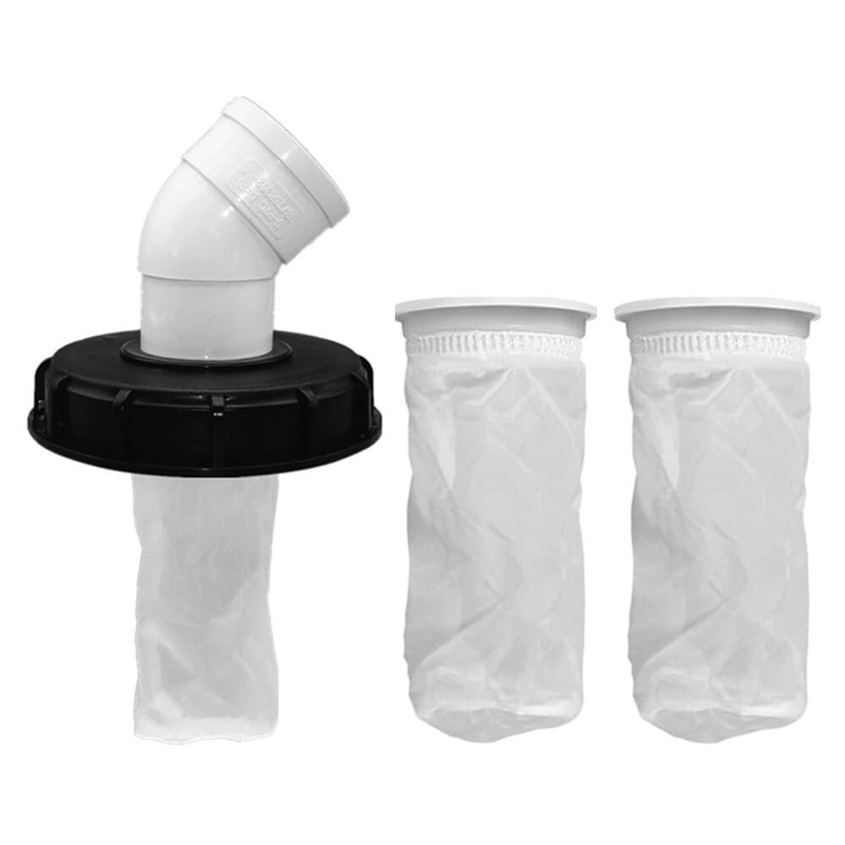 Solidchoice - IBC Filterdeksel met 3 Wasbare Nylonfilters voor Waterkwaliteit