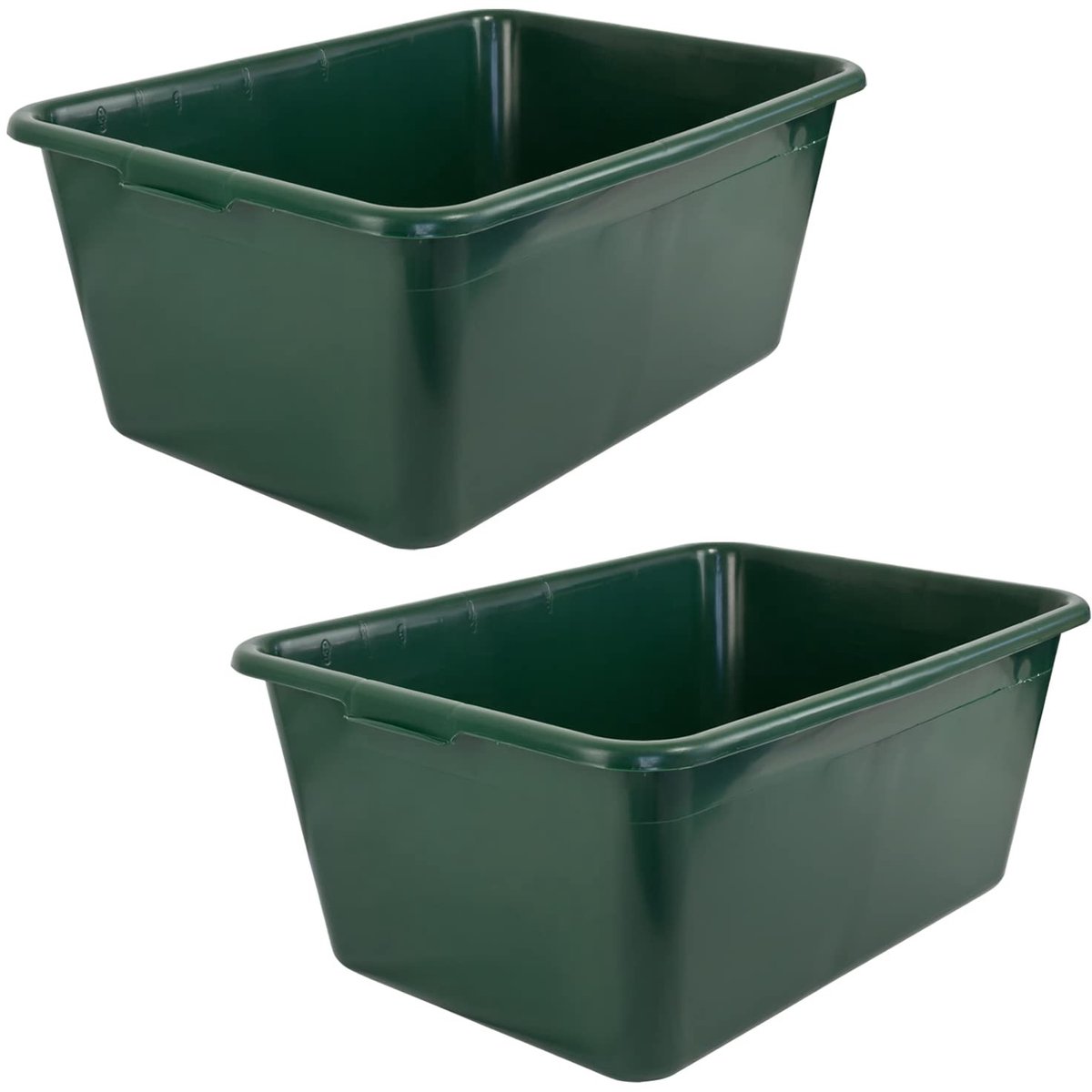 Solidchoice - 2 x 65 Liter Voederbakken van Voedselveilige Kunststof
