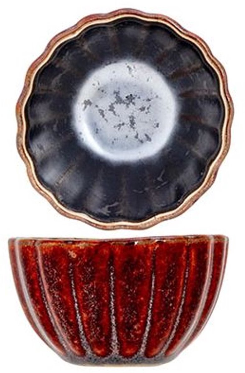 Elements Maroon Aperoschaaltje Rond D7xh4cm