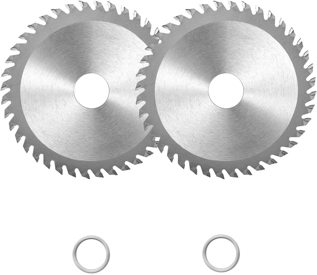 Solidchoice - Set van 2 Cirkelzaagbladen van 115 mm voor Hout en Kunststof