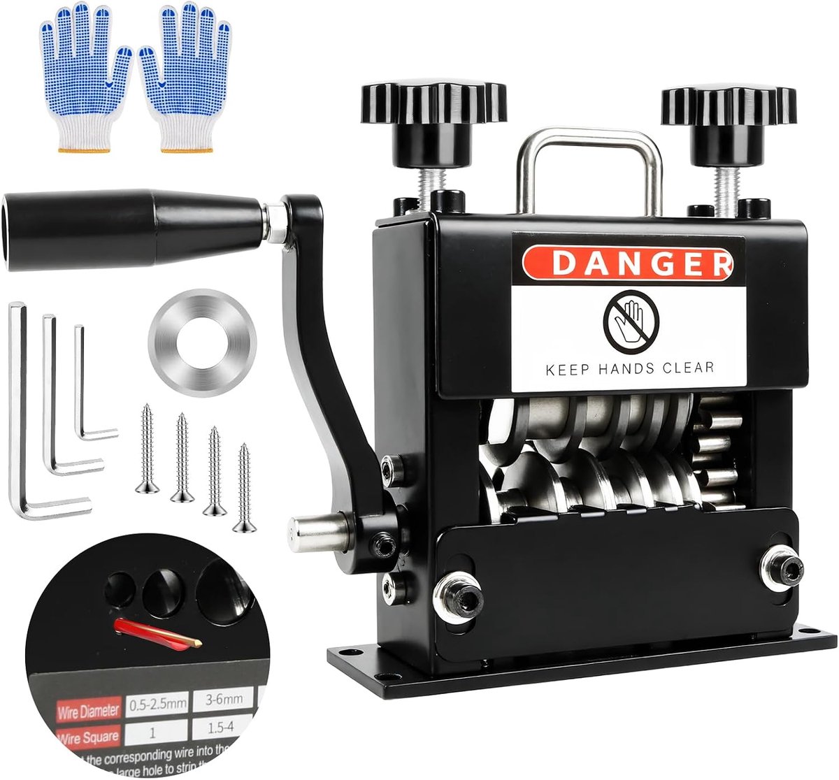 Kabelstripper machine - Handmatig en Elektrisch - Draadstripper - Koper strippen - Draadpeller - Toepasselijke draaddiameter: 0,5-17 mm