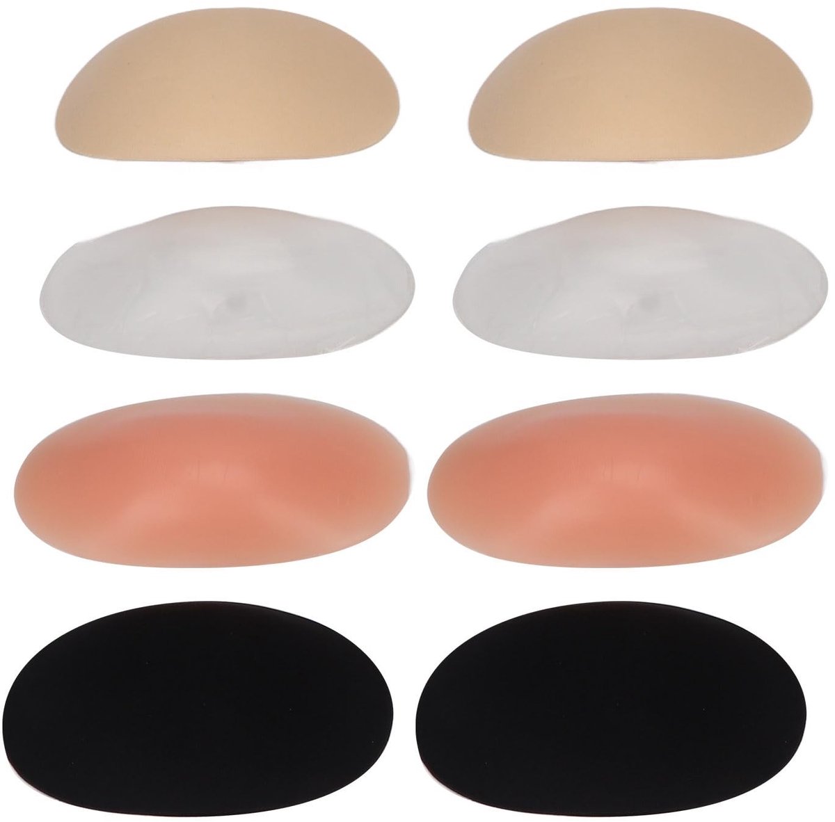 Solidchoice - 4 Pairs Silicone Schouderpads voor Kleding