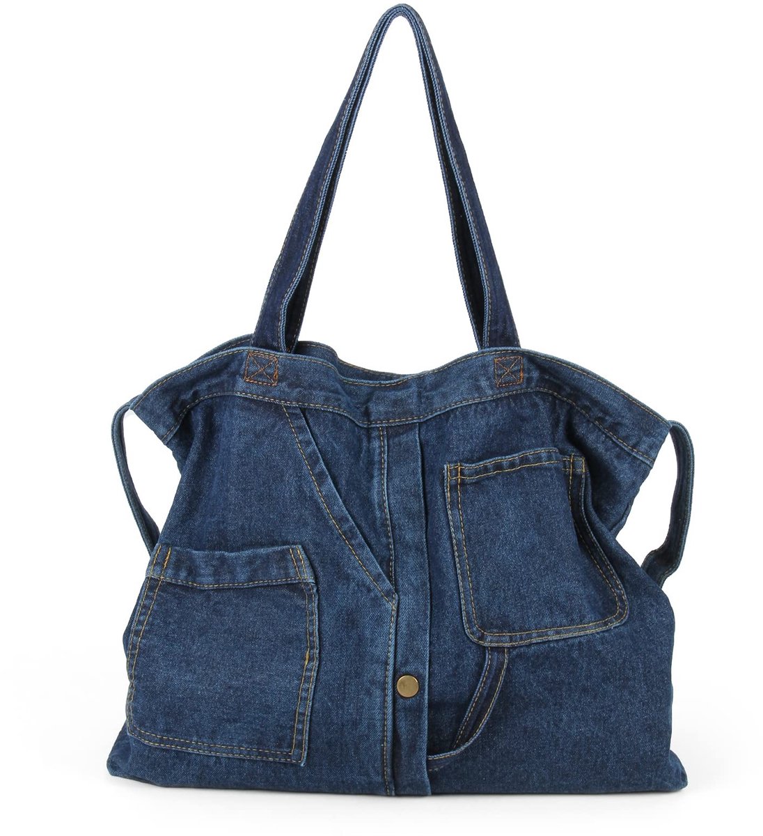 Solidchoice - Casual Schoudertas van Denim voor Vrouwen
