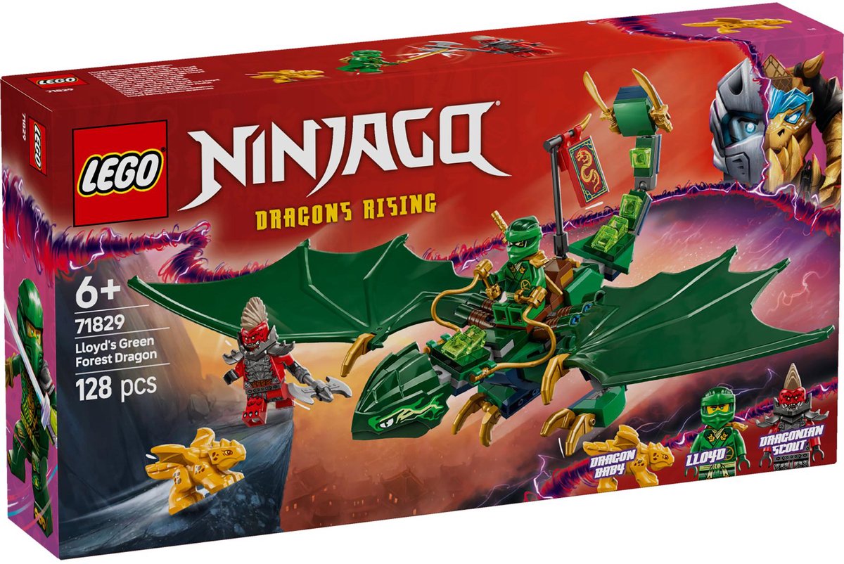 LEGO 71829 Ninjago Lloyds groene bosdraak