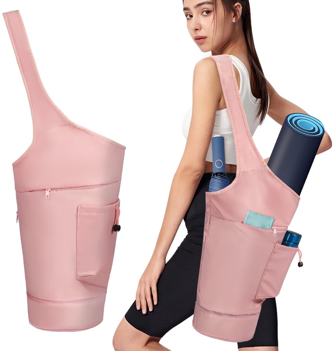 Solidchoice - Yoga Mat Tas Roze voor Makkelijk Vervoer