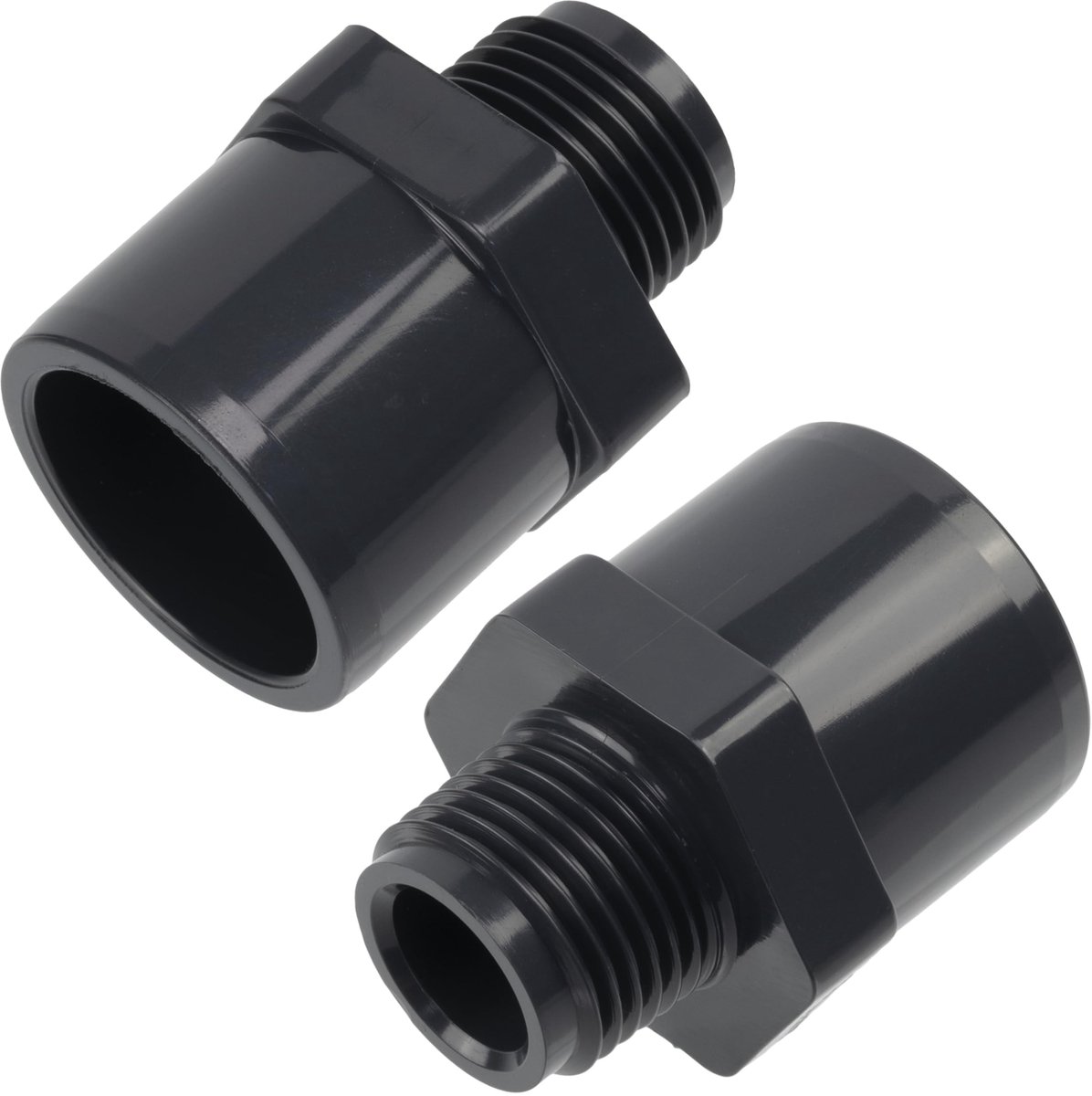Solidchoice - Set van 2 Schroefdraadnippels voor Slangverbinding