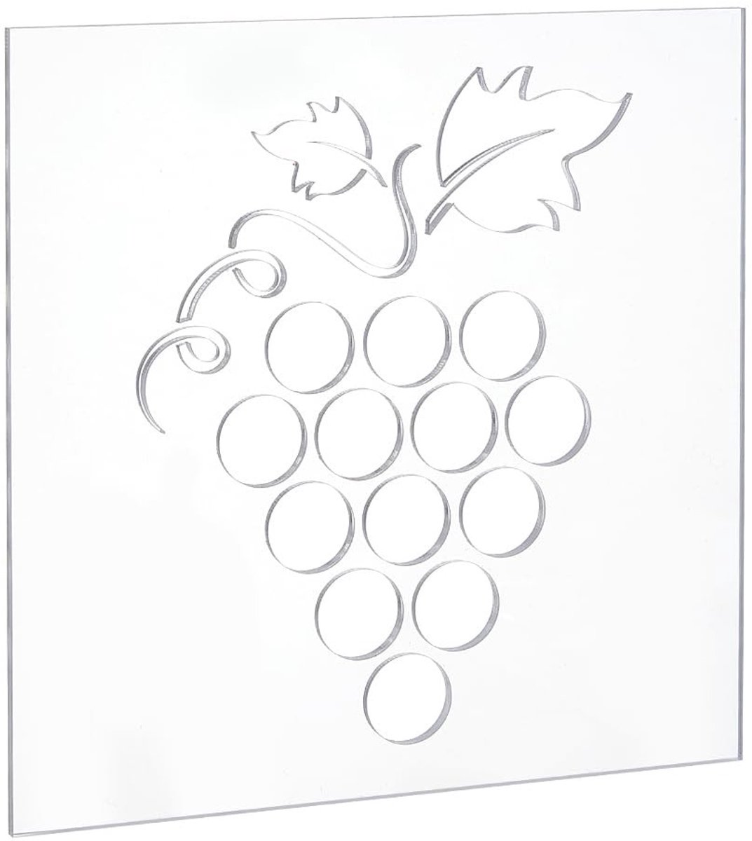 Solidchoice - Acryl Router Template voor Houtbewerking, 20x20cm