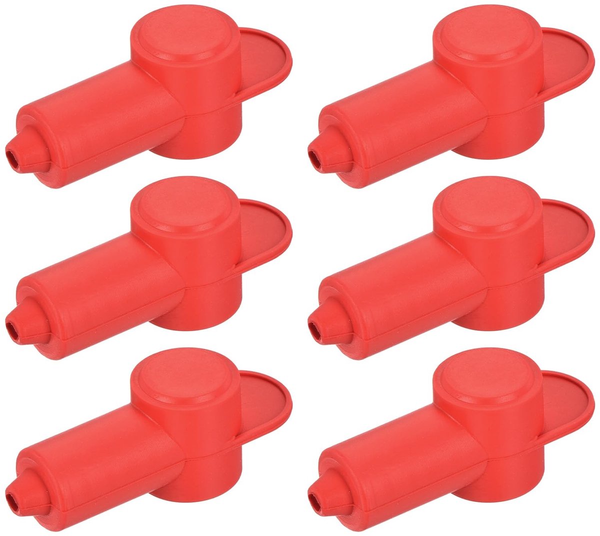 Solidchoice - Set van 6 Batterijklem Covers voor Bescherming